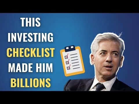 Billionaire Investor Bill Ackman's Secret 5-Step Investing Checklist thumbnail