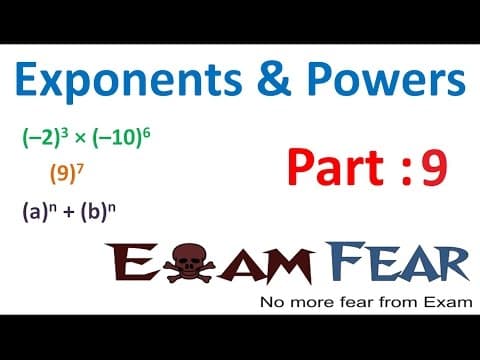 Maths Exponents and Powers part 9 (Large Number in Standard Form) CBSE Class 7  Mathematics VII thumbnail