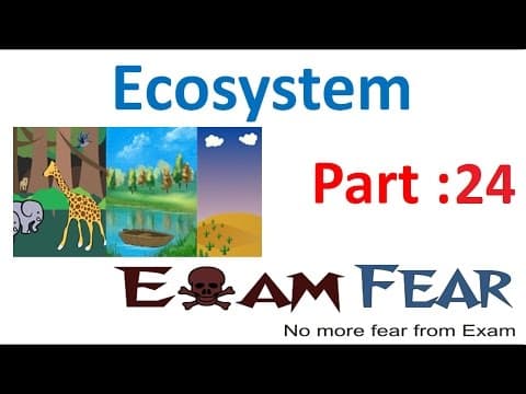Biology Ecosystem part 24 (Question 2) class 12 XII thumbnail