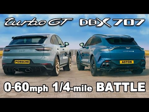 Porsche Cayenne Turbo GT v Aston Martin DBX 707: ULTIMATE REVIEW! thumbnail