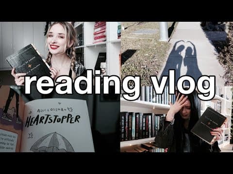 i love horror and romance and my friends ✨ weekly reading vlog thumbnail