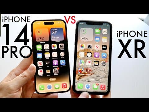 iPhone 14 Pro Vs iPhone XR! (Comparison) (Review) thumbnail