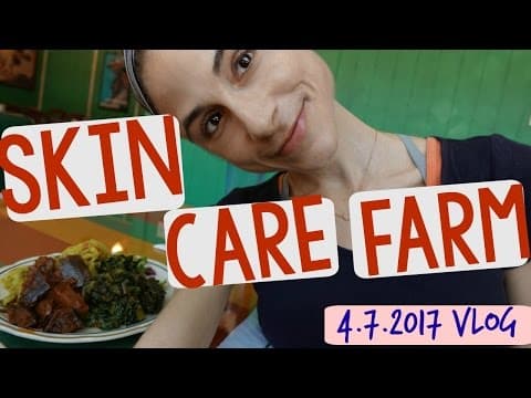 Airbnb tour, Vegan food, SKIN CARE PROBIOTIC FARM 🍆🔬🚗 thumbnail