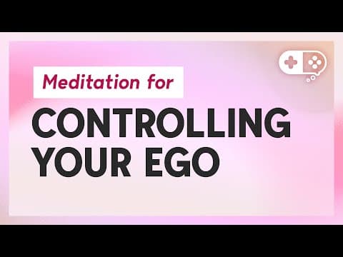 How Can Meditation Help Control Ego and Anxiety? thumbnail