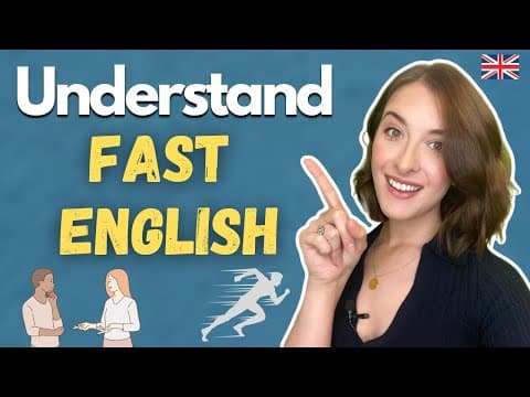 How To Understand FAST Spoken English thumbnail