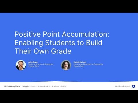 Positive Point Accumulation: Enabling Students to Build Their Own Grade thumbnail
