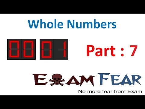 Maths Whole Numbers part 7 (Commutative Property) CBSE Class 6 Mathematics VI thumbnail