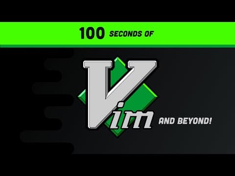 Vim in 100 Seconds thumbnail