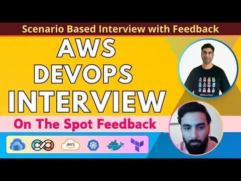 AWS DevOps Engineer Mock Interview with Feedback | Containers | Docker | CKA | Kubernetes | GitOps thumbnail
