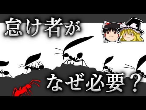 なぜアリの社会には怠け者が必要なのか? thumbnail