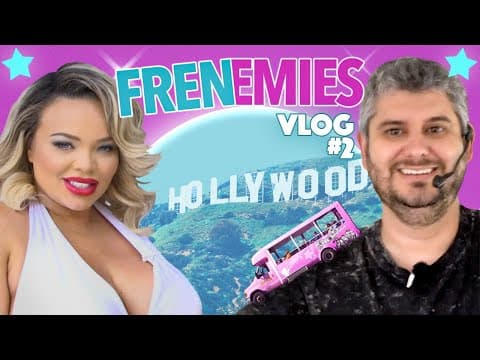 Trisha & Ethan Hijack A Hollywood Tour Bus - Frenemies Vlog #2 thumbnail