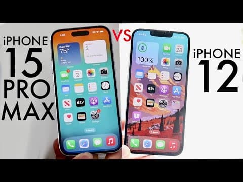 iPhone 15 Pro Max Vs iPhone 12! (Comparison) (Review) thumbnail