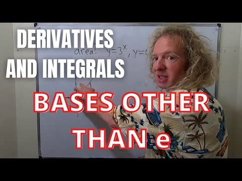 Differentiation and Integration with Bases other than e - Full Calculus Tutorial thumbnail