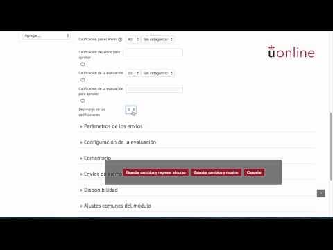 2.4. Crear un taller (Moodle 2.9) thumbnail