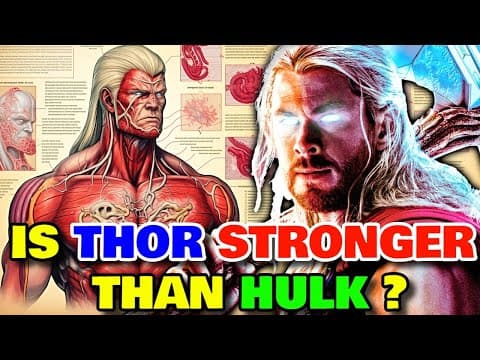 Thor Anatomy Explored - Is Thor's Body More Powerful Than Hulk? Is He Truly The Strongest Avenger? thumbnail