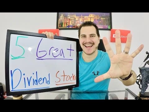 5 Great Dividend Stocks for 2017 and Beyond! thumbnail