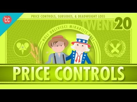 Price Controls, Subsidies, and the Risks of Good Intentions: Crash Course Economics #20 thumbnail