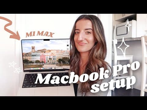 UNBOXING my MACBOOK PRO 2021 | setup & first impressions on 14in M1 Max chip thumbnail