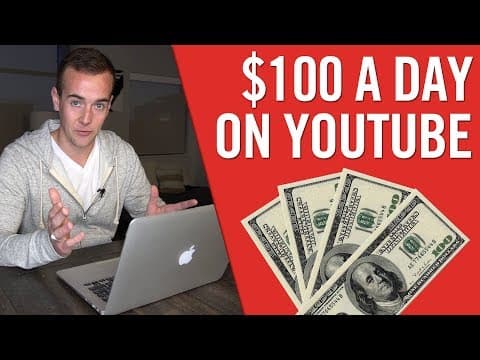 How to Make $100 a Day on YouTube Without Filming thumbnail
