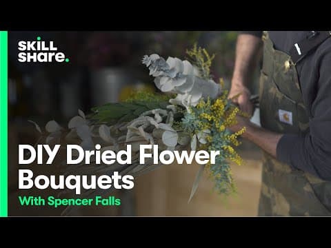 How to Make a Dried Flower Bouquet thumbnail