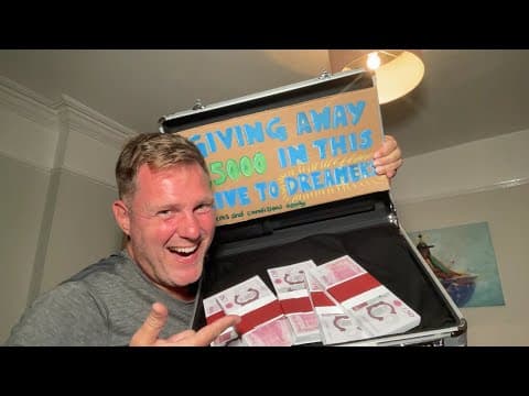 Giving away 5K in the LIVE ! What's your dream? thumbnail