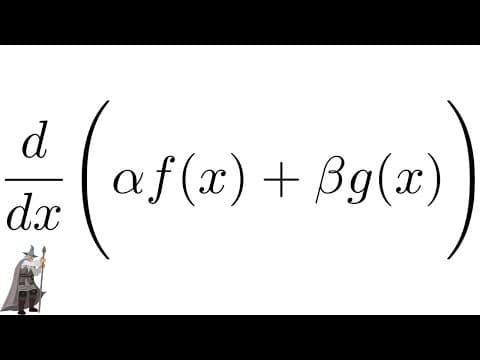 The Derivative is Linear Calculus 1 thumbnail