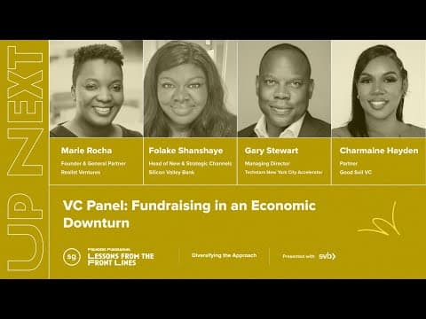 How Can Diverse Entrepreneurs Fundraise in a Downturn? thumbnail
