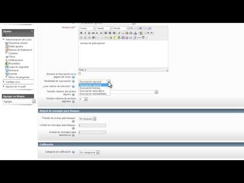 Crear un foro (Moodle) thumbnail