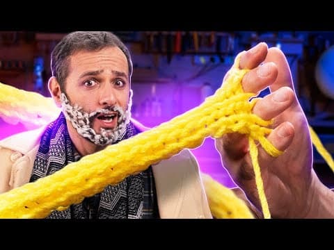 Como tricotar um cachecol com os dedos thumbnail