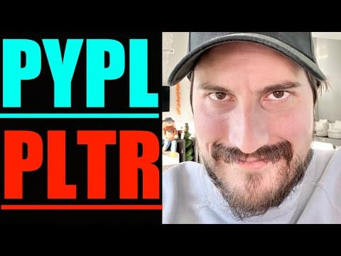 I’m 0% SCARED - PayPal & Palantir Stocks HUGE Next 48 hrs thumbnail