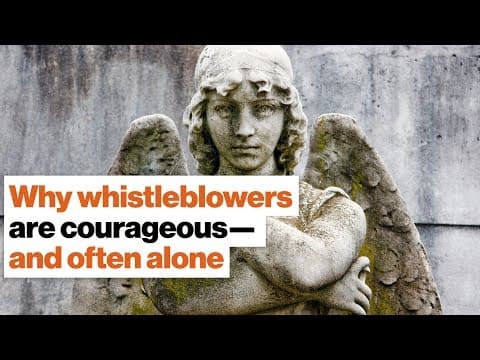 Why whistleblowing is the loneliest and most courageous act in the world | Alice Dreger | Big Think thumbnail