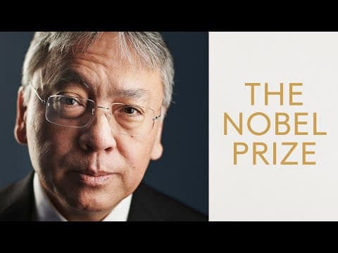 Kazuo Ishiguro, Nobel Prize in Literature 2017: Official interview thumbnail