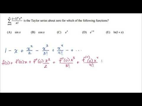 Worked example: recognizing function from Taylor series | Series | AP Calculus BC | Khan Academy thumbnail