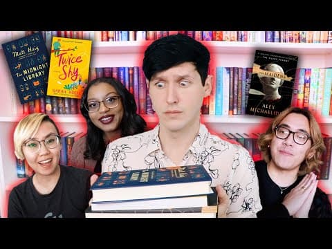 I READ BOOKTUBERS WORST BOOKS OF 2021! (ft. @withcindy @MinaReads @ellias ) thumbnail