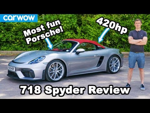 Porsche Boxster Spyder review - see why it’s the most fun Porsche EVER! thumbnail