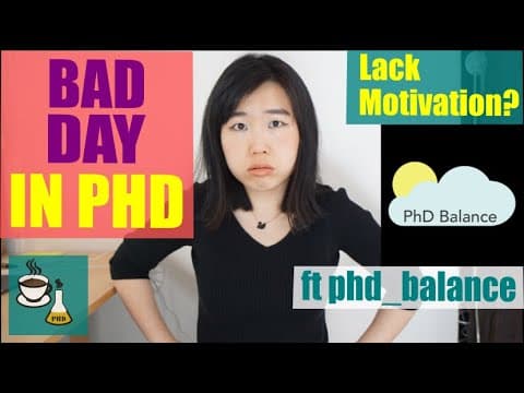 How to Stay Motivated as a PhD Student (ft Susanna Harris @ PhD Balance) thumbnail