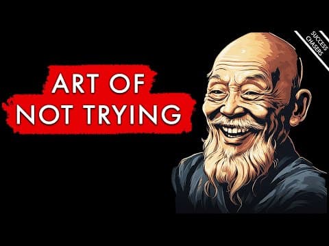 The Art of Not Trying: Achieve Everything You Want Effortlessly thumbnail