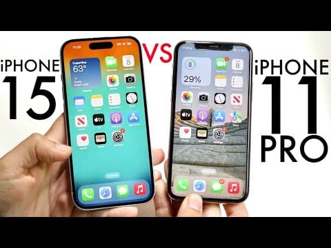 iPhone 15 Vs iPhone 11 Pro! (Comparison) (Review) thumbnail