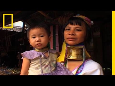 Why Do These Women Stretch Their Necks? | National Geographic thumbnail