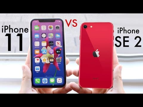 iPhone SE (2020) Vs iPhone 11! (Quick Comparison) thumbnail