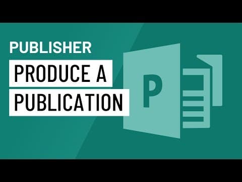 Publisher 2010: Producing a Publication thumbnail