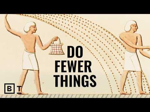 The lost art of accomplishment without burnout | Cal Newport for Big Think + thumbnail