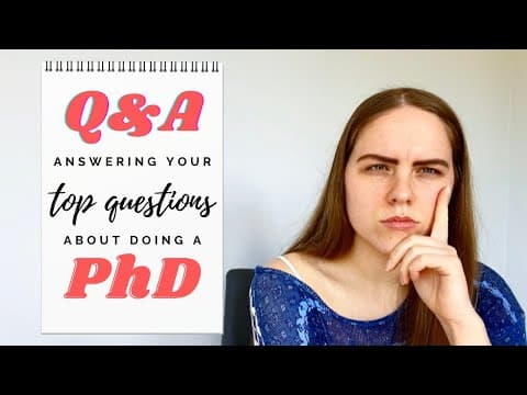 PhD Student Advice: Starting 2nd Year | Livestream Q&A with a Computer Science PhD Student thumbnail