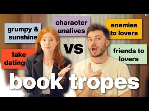 ranking every book trope from worst to best (with @caricanread) thumbnail