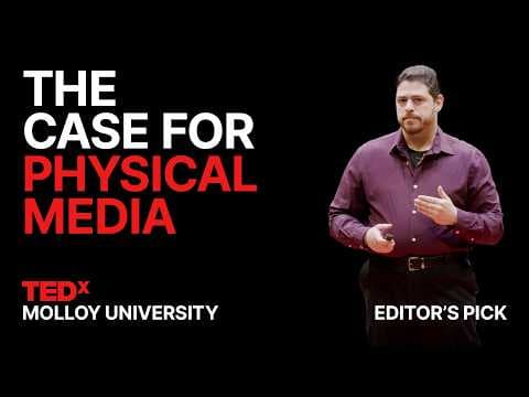 Why streaming can't replace physical media | Tom Rizzuto | TEDxMolloy University thumbnail