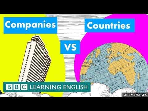 Companies vs countries - BBC Learning English thumbnail