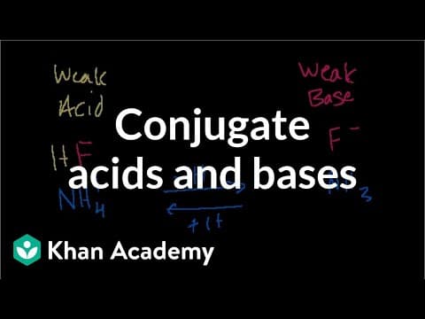Conjugate acids and bases thumbnail