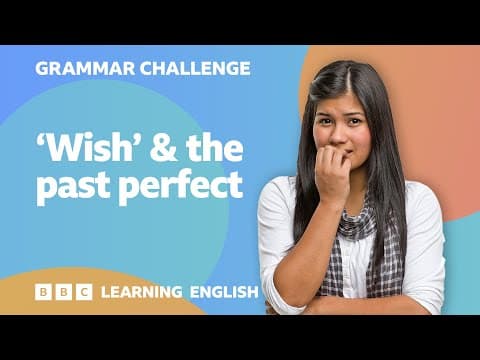 Grammar challenge: 'Wish' & the past perfect thumbnail