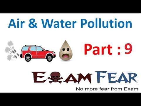 Biology Air Water Pollution Part 9 (Catalytic converter Automobile) Class 8  VIII thumbnail
