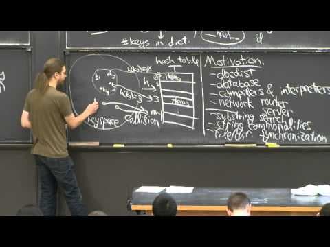 Lecture 8: Hashing with Chaining thumbnail